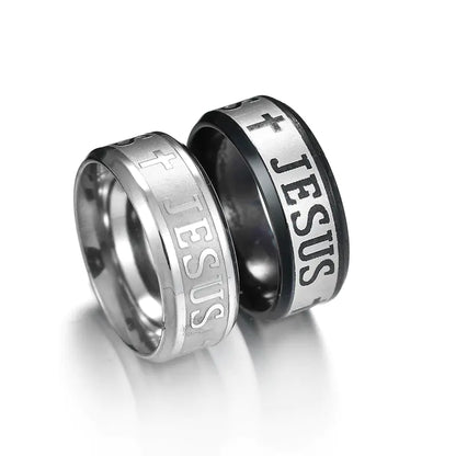 Jesus Titanium Ring