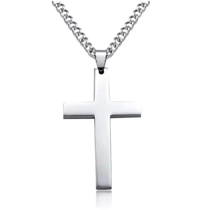 Cross Necklace with Bible Verse